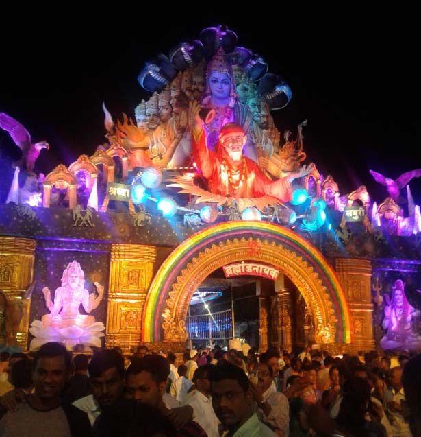 Shirdi Saibaba Temple Decorated for The Commemoration of 100 Years Photos