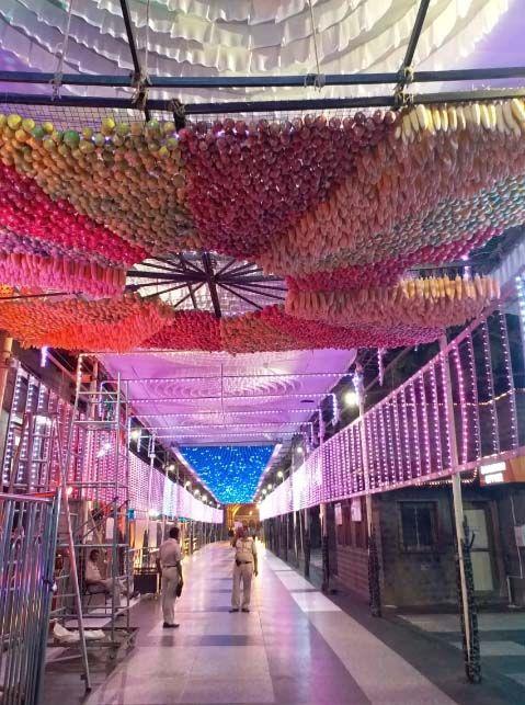 Shirdi Saibaba Temple Decorated for The Commemoration of 100 Years Photos