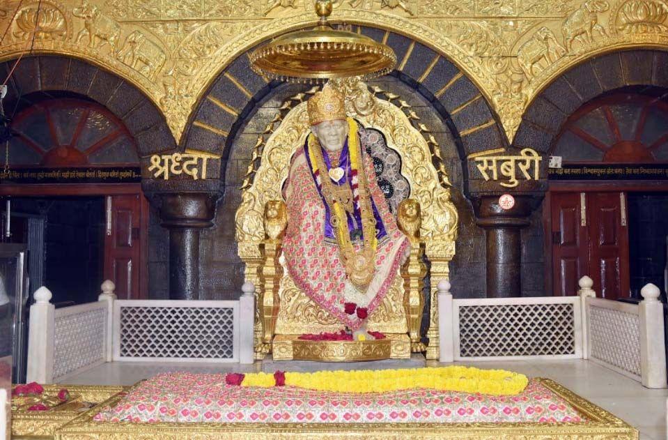 Shirdi Saibaba Temple Decorated for The Commemoration of 100 Years Photos