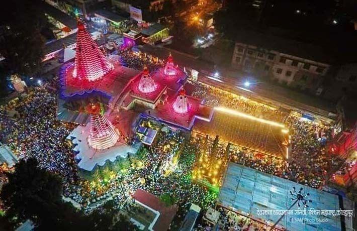 Shirdi Saibaba Temple Decorated for The Commemoration of 100 Years Photos