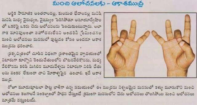 Simple Mudras for Healthy Life Style