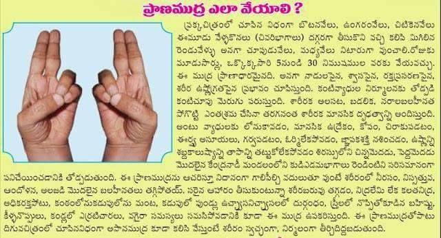 Simple Mudras for Healthy Life Style