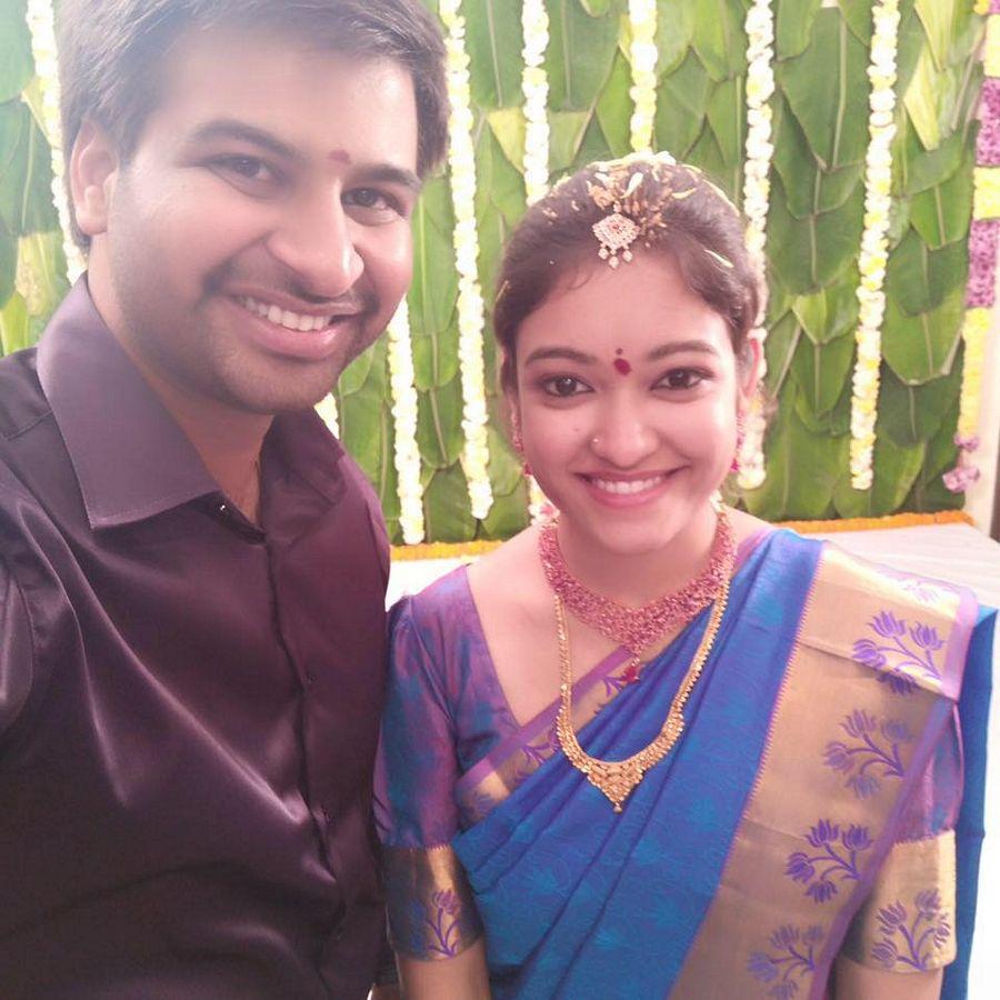 Singer Sri Teja & Valli Gayatri Engagement Photos