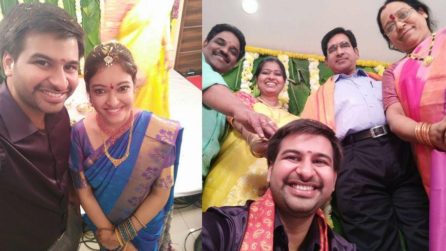 Singer Sri Teja & Valli Gayatri Engagement Photos