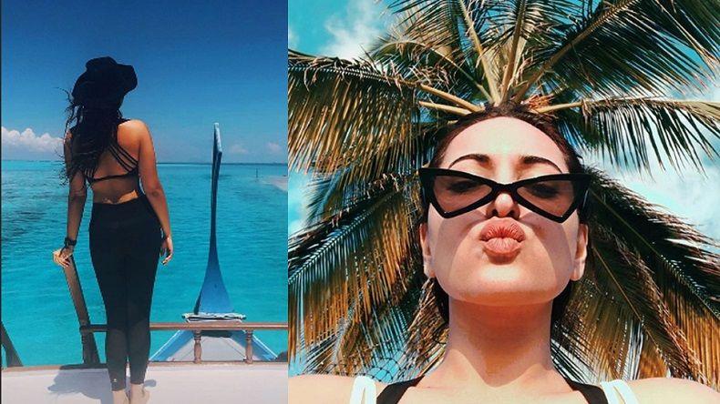 Sizzling Sonakshi Sinha is having a gala time in Maldives See Photos