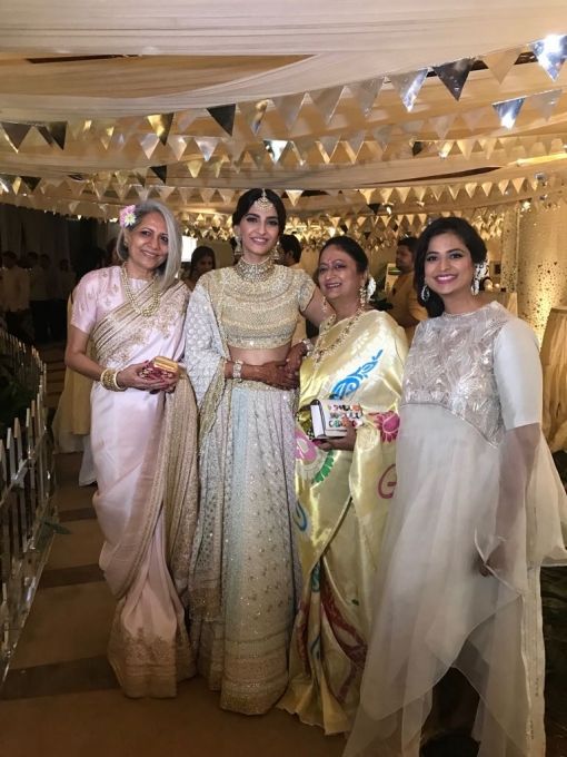 Sonam Kapoor & Anand Ahuja Mehendi Function Photos