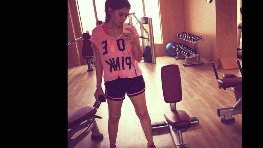 South Indian Actress Stays Fit, Gym Workout UNSEEN Photos