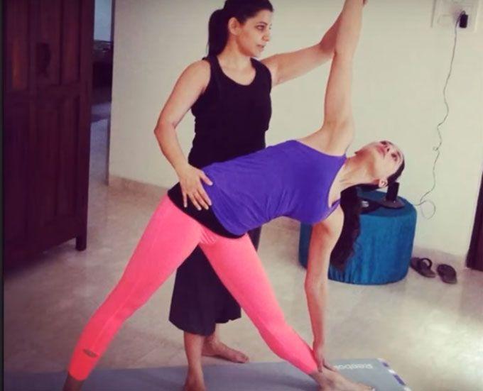 South Indian Actress Stays Fit, Gym Workout UNSEEN Photos