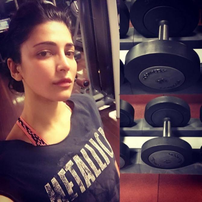 South Indian Actress Stays Fit, Gym Workout UNSEEN Photos