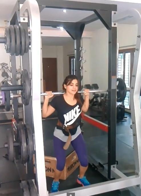 South Indian Actress Stays Fit, Gym Workout UNSEEN Photos