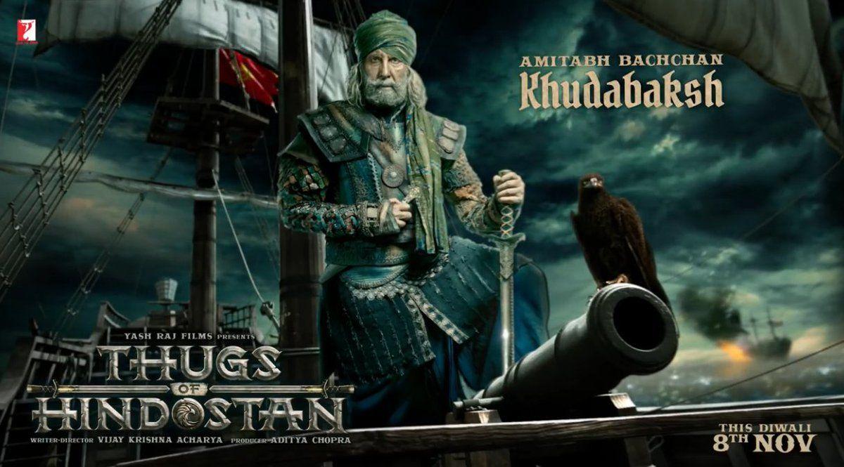 Sr Bachchan as Khudabaksh in Thugs Of Hindostan