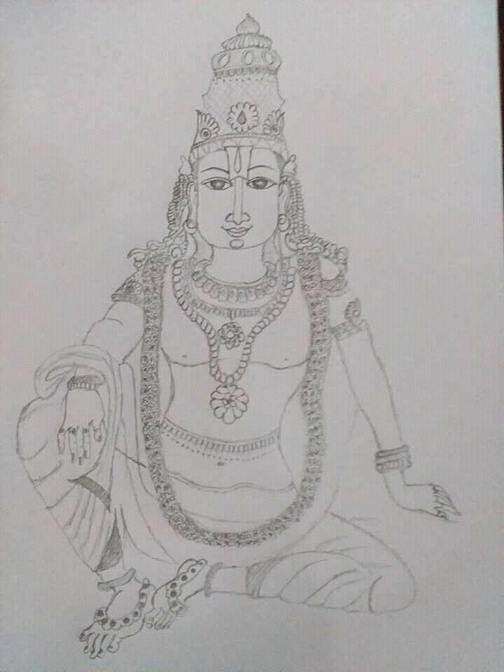 Sketchii Studio - #WIP #venkateswara #swamy #Vishnu... | Facebook