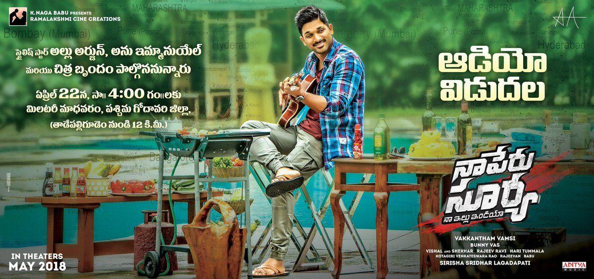 Stylish Star Allu Arjun's NSNI Movie Latest Audio Release Posters & Stills