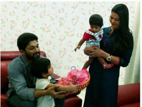 Stylish Star Allu Arjun with Allu Ayaan Photos