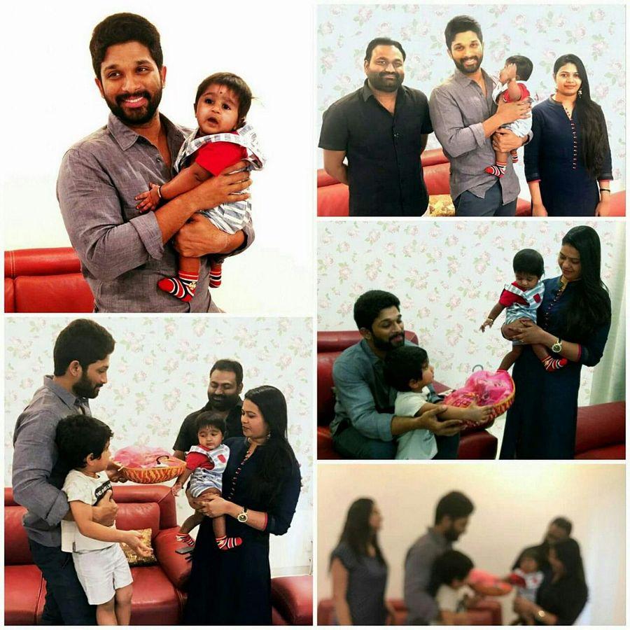 Stylish Star Allu Arjun with Allu Ayaan Photos