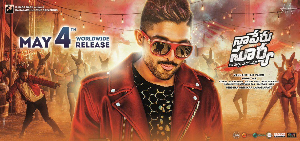 StylishStar Allu Arjun Naa Peru Surya Latest Posters