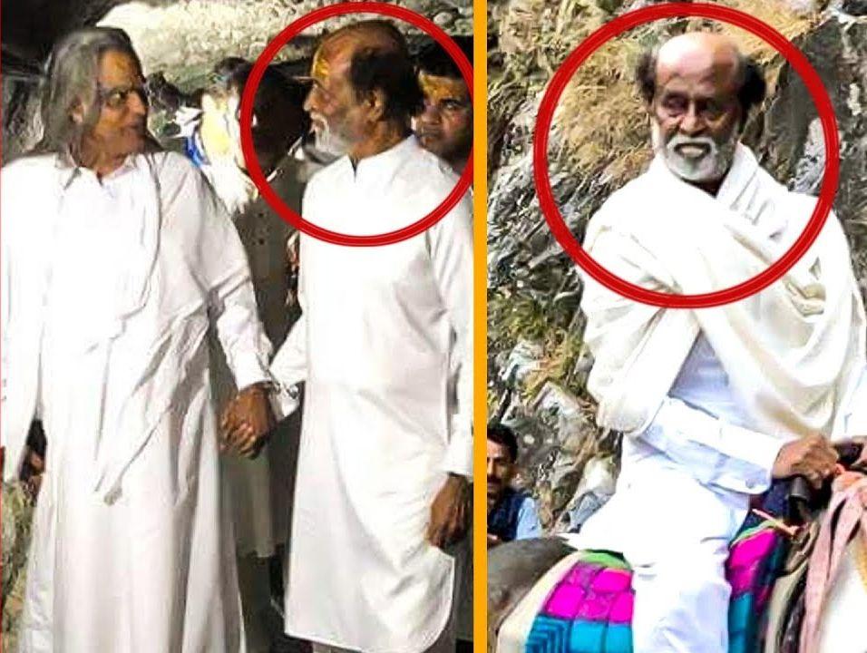 Super Star Rajinikanth Trip to Himalayas Latest Pictures