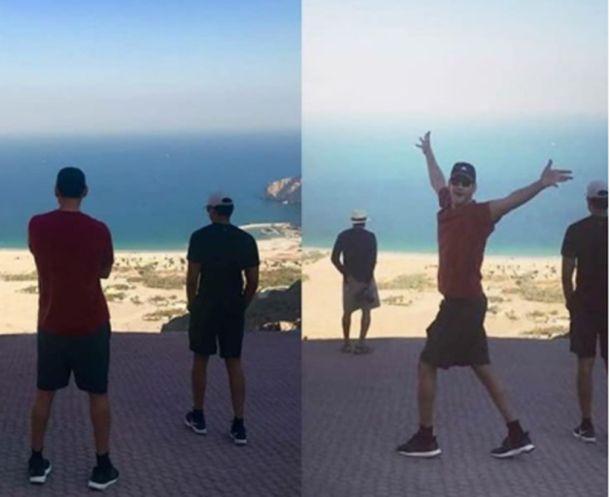 Superstar Mahesh enjoying the holiday with family at Oman!