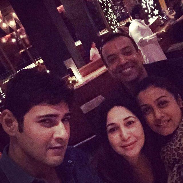 Superstar Mahesh enjoying the holiday with family at Oman!