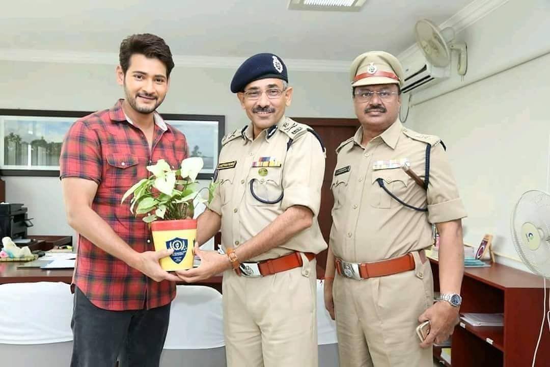 Superstar Mahesh participates in Haritha Haram campaign