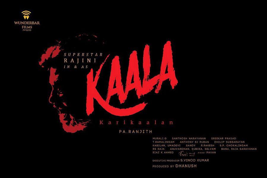 Superstar Rajinikanth Kaala Movie First Look Posters