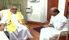 Superstar Rajinikanth meets Kalaignar Karunanidhi & Stalin Photos