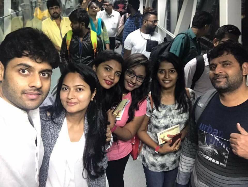TV Actors in Dubai for Zee Telugu Kutumbam Awards 2017 Photos