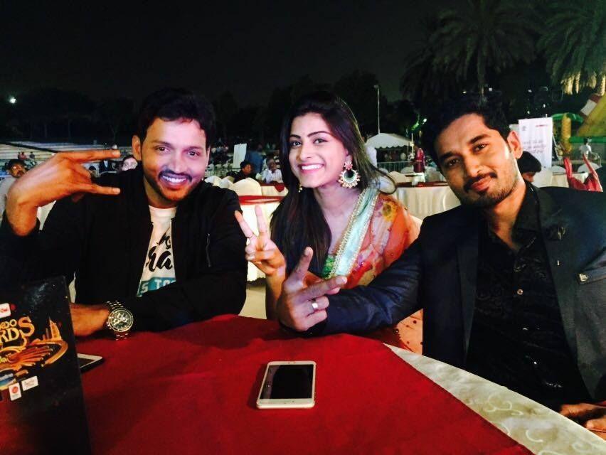 TV Actors in Dubai for Zee Telugu Kutumbam Awards 2017 Photos