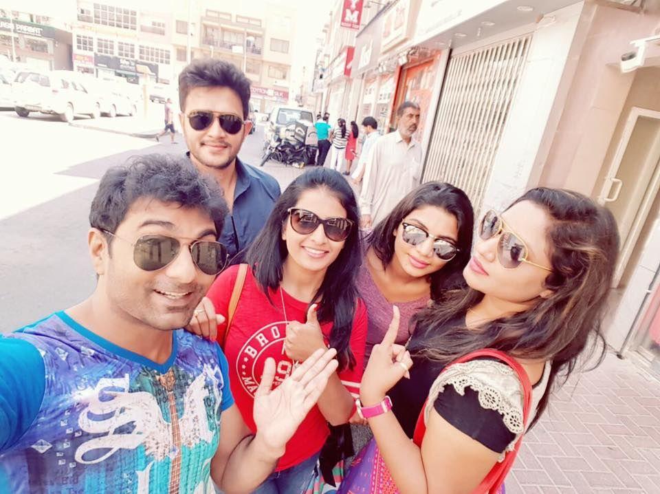 TV Actors in Dubai for Zee Telugu Kutumbam Awards 2017 Photos