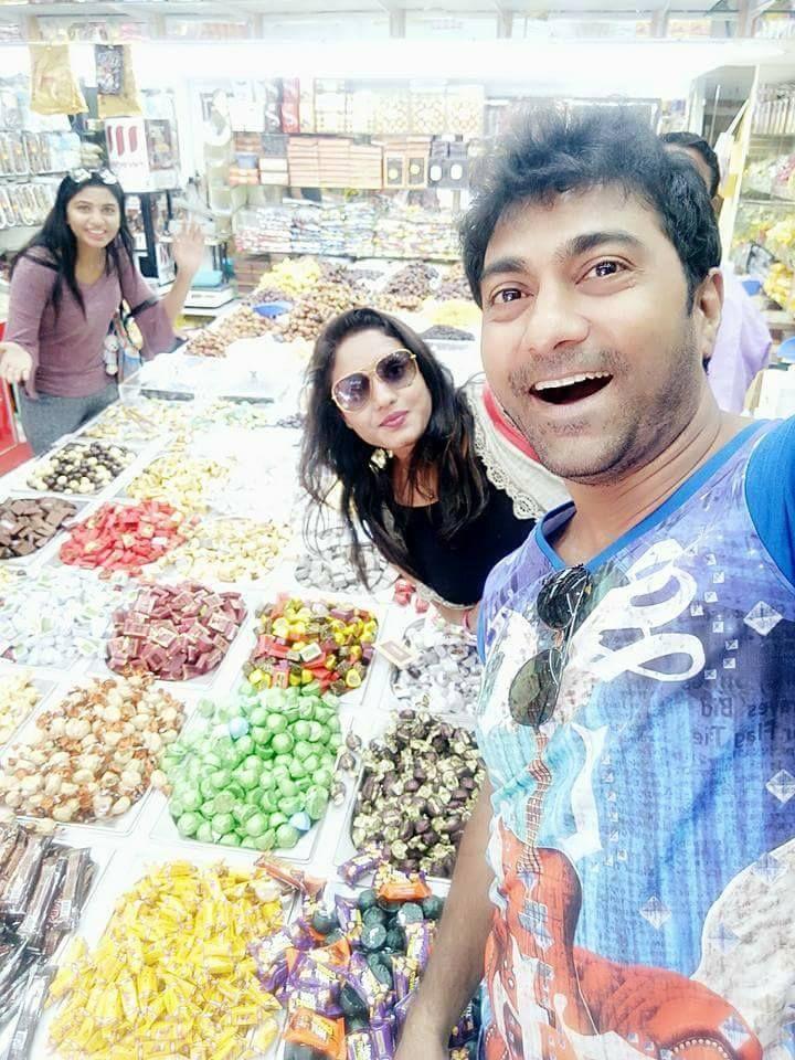 TV Actors in Dubai for Zee Telugu Kutumbam Awards 2017 Photos