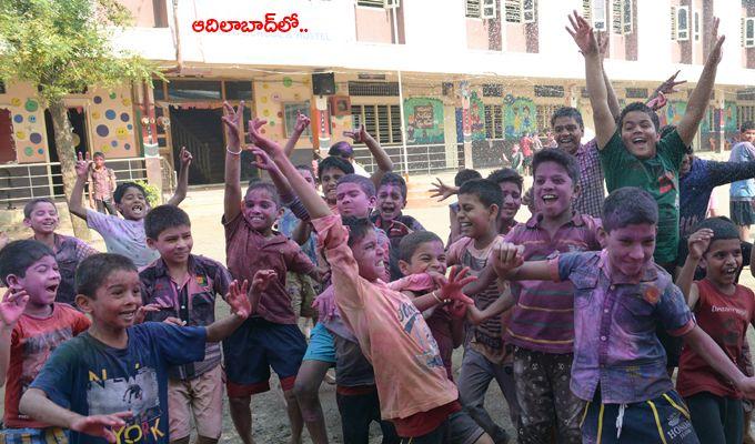 Telangana Holi 2018 Celebrations Photos