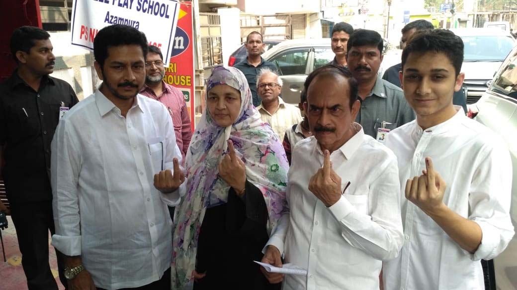 Telangana Polling Celebrities Pics