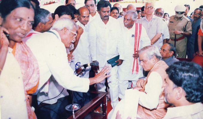 Telugu Celebrities with Atal Bihari Vajpayee Unseen Old Photos