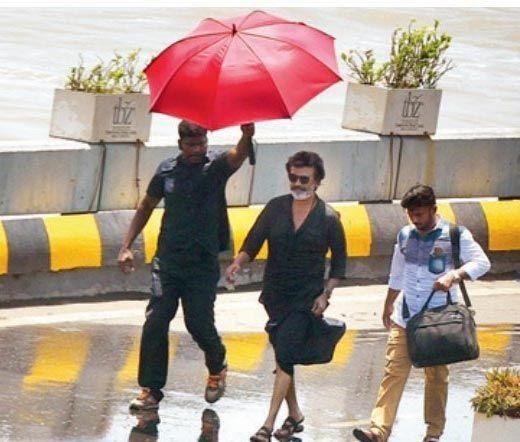 Thalaiva Superstar RajiniKanth recent clicks from Kaala Shooting Spot