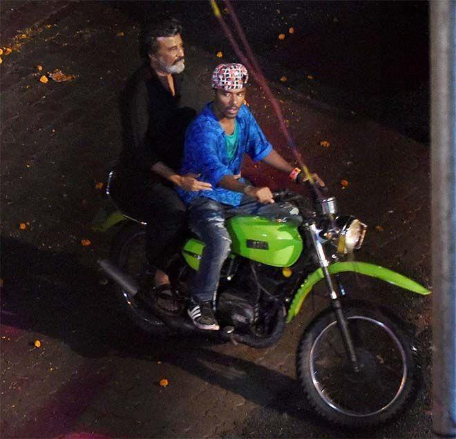 Thalaiva Superstar RajiniKanth recent clicks from Kaala Shooting Spot