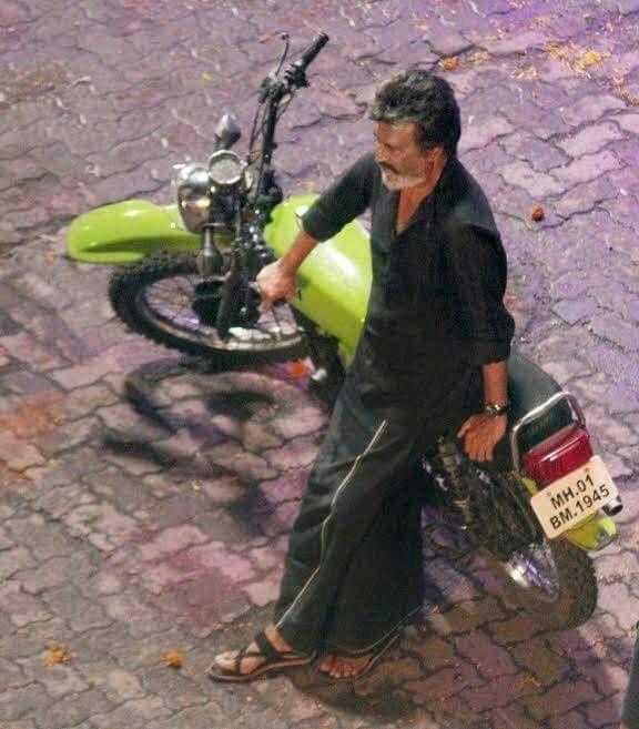 Thalaiva Superstar RajiniKanth recent clicks from Kaala Shooting Spot