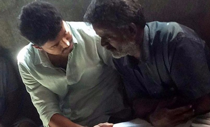 Thalapathy Vijay at Doctor Anitha House who met her parents