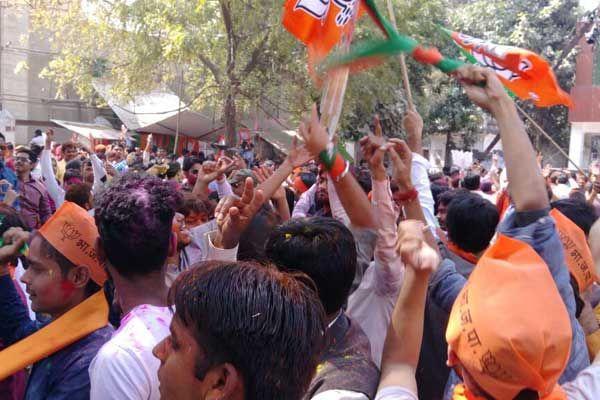 The celebration at Bharatiya Janata Party Photos