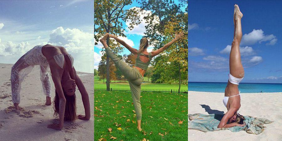 Times Celebrities Showed Off Their Yoga Skills On Instagram