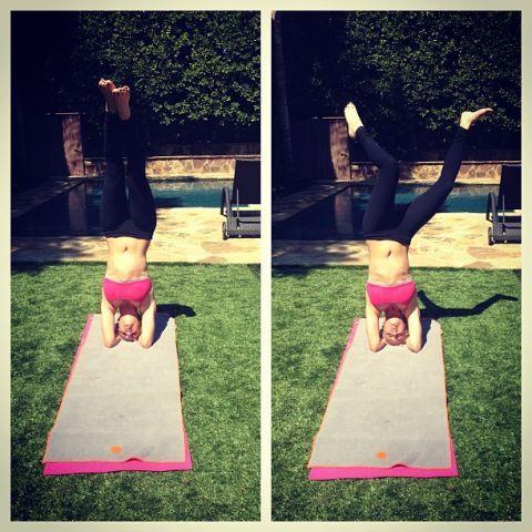 Times Celebrities Showed Off Their Yoga Skills On Instagram