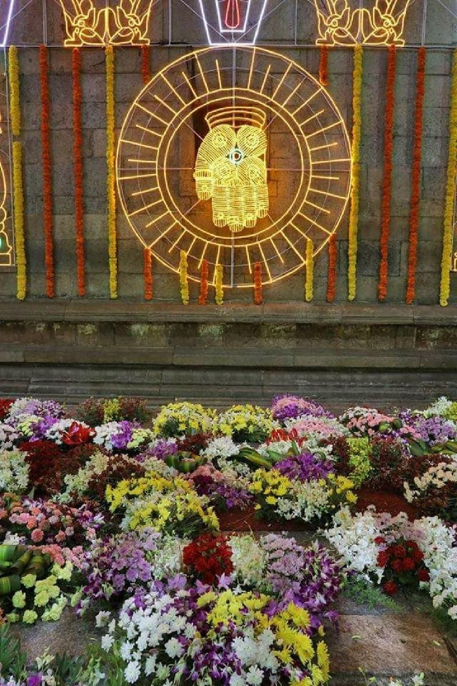 Tirumala Beautiful Light Show Photos