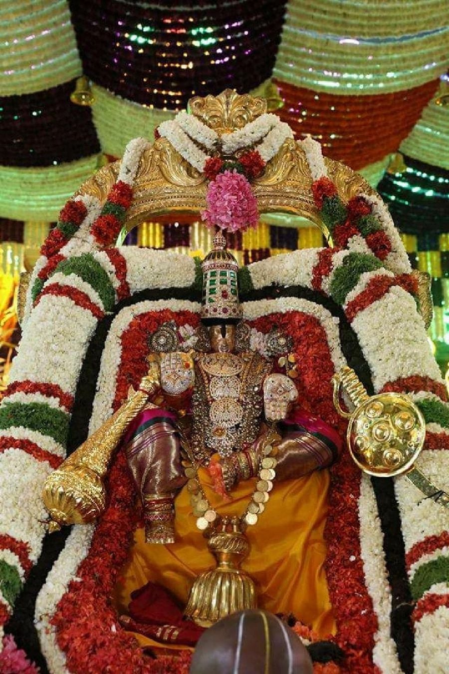 Tirumala Beautiful Light Show Photos