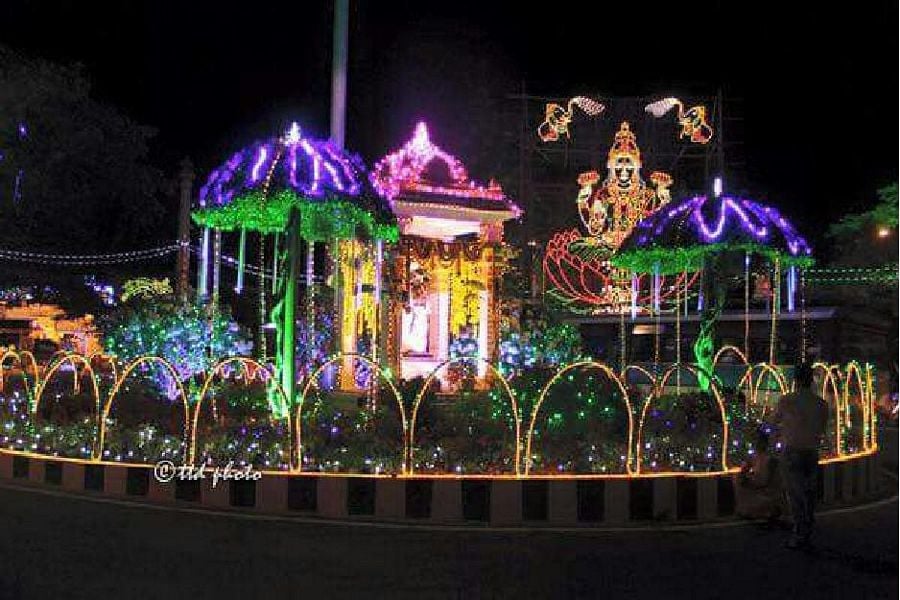 Tirumala Beautiful Light Show Photos