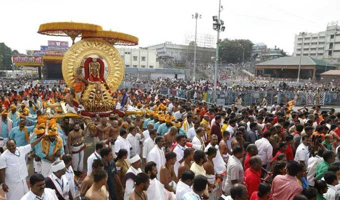 Tirumala Brahmotsavam: Lord Venkateswara Rides Surya Prabha Vahanam