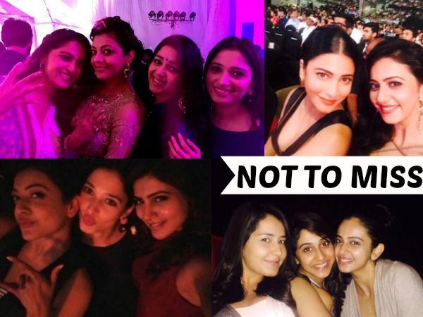 Tollywood Actresses Unseen Bonded Over Selfies Photos