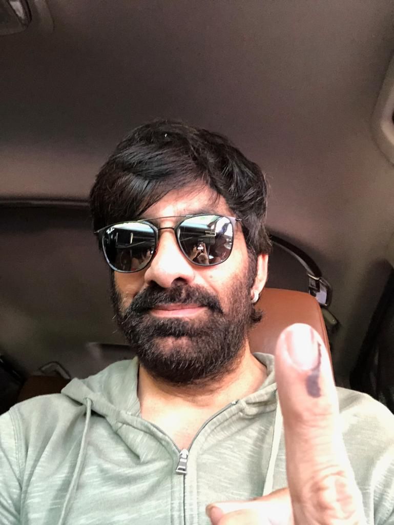 Tollywood Celebrities Vote Casting Photos 
