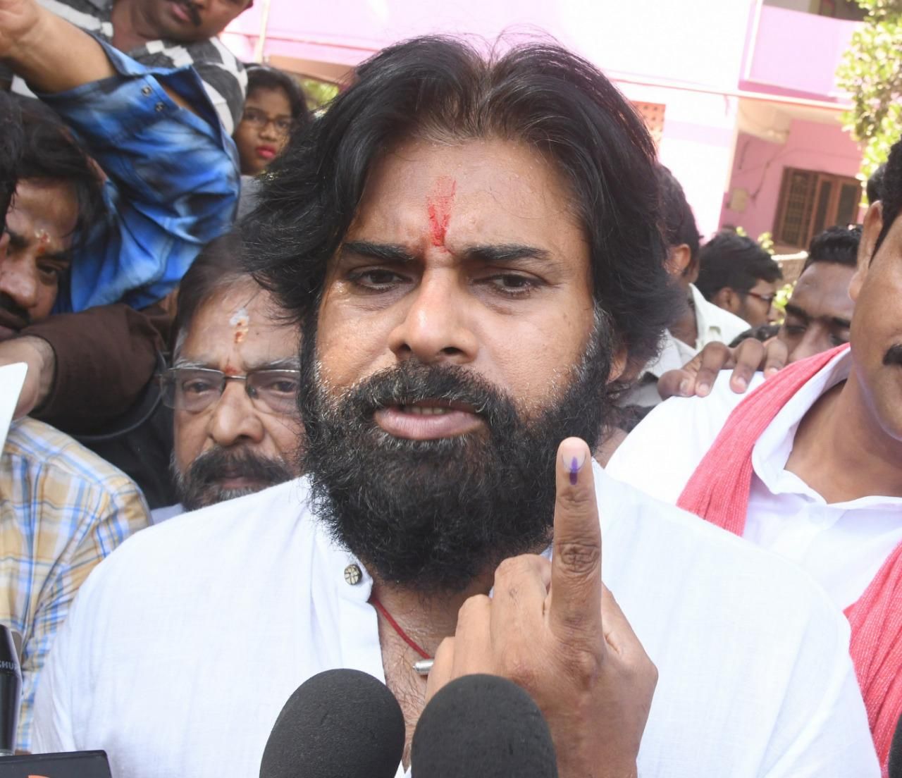 Tollywood Celebrities Vote Casting Photos 