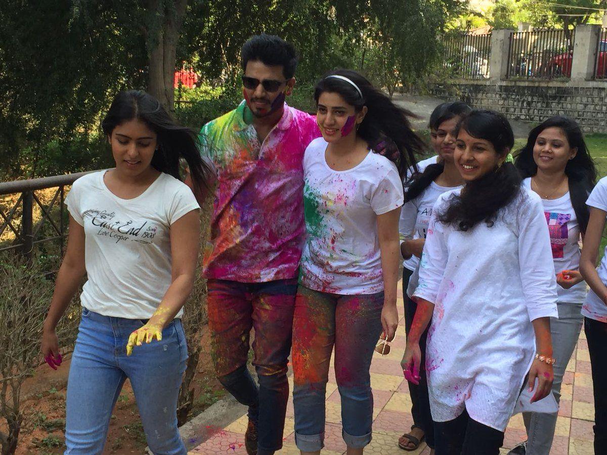 Tollywood stars celebrated the festival of colors Photos