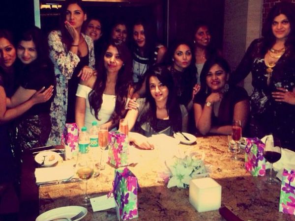 Trisha Caught Night Party Photos