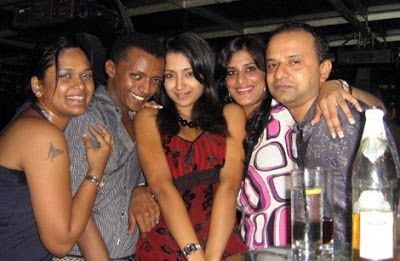 Trisha Caught Night Party Photos